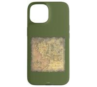 The Lord of The Rings Map of Middle Earth Coque pour iPhone 15
