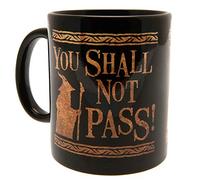 The Lord of The Rings - Mug YOU SHALL NOT PASS (12 cm x 10,5 cm x 8,7 cm) (Noir/Doré)
