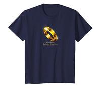 The Lord of The Rings One Ring to Rule Them All T-Shirt, Enfant, Bleu Marine, 3 Ans