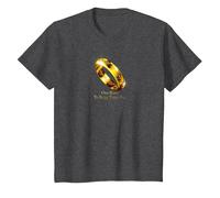 The Lord of The Rings One Ring to Rule Them All T-Shirt, Enfant, Chiné Foncé, 6 Ans