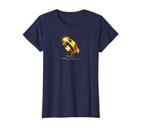 The Lord of The Rings One Ring to Rule Them All T-Shirt, Femme, Bleu Marine, L