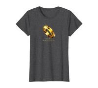 The Lord of The Rings One Ring to Rule Them All T-Shirt, Femme, Chiné Foncé, L