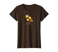 The Lord of The Rings One Ring to Rule Them All T-Shirt, Femme, Marron, S