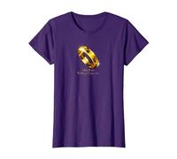 The Lord of The Rings One Ring to Rule Them All T-Shirt, Femme, Violet, M