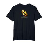 The Lord of The Rings One Ring to Rule Them All T-Shirt, Homme Grandes Tailles, Noir, 3X Tall