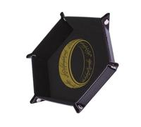 The Lord of The Rings - Piste de Dés L’Anneau Unique - 19 x 19 cm - Cuir et Velours