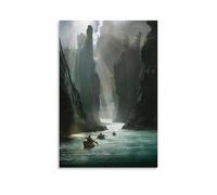 The Lord of The Rings The Fellowship of The Ring Exquise Collection Poster Poster Peinture décorative Toile Art mural Salon Poster Chambre Peinture Art mural Impression d'image Fami moderne