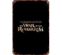 The Lord of the Rings The War of the Rohirrim Plaque en métal vintage Décoration murale 20,3 x 30,5 cm pour maison, café, bureau, magasin, pubs, club