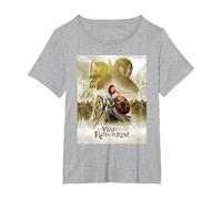 The Lord of The Rings: The War of The Rohirrim T-Shirt, Femme Grandes Tailles, Gris Chiné, 6X