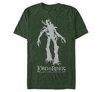 The Lord of The Rings Warner Bros T-Shirt à Manches Courtes Seigneur des Anneaux : Les Deux Tours Arbre Barbes, Vert foncé, Taille M