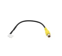 The Lord of the Tools 1 adaptateur RCA pour caméra de recul compatible avec unité centrale Alpine Halo pour iLX-F115D iLX-F905D Pièce de rechange KWE-CAM1D Adaptateur 18 cm
