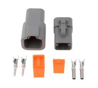 The Lord of the Tools 1 ensemble de 4 broches DTP04-4P DTP06-4S Kit de connecteurs étanches compatibles avec Deutsch pour automobiles, motos, camions