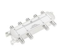 The Lord of the Tools 1 répartiteur de câble coaxial numérique à 8 voies 5-2400 MHz compatible avec RG6 Distribue des signaux Internet TV satellite à plusieurs appareils