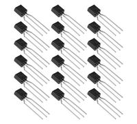 The Lord of the Tools 100pcs Transistors de Puissance Encapsulés en Plastique NPN 2N2222A 2N2222 40 V 0,6 A 0,625 W TO92 Compatible avec Arduinos Compatible avec R-aspberry Pi Noir