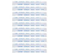 The Lord of the Tools 10x Câbles Flexibles pour Bouton de Réinitialisation d'alimentation à 8 Broches Compatible avec PlayStation 2 Compatible avec PS2 Slim SCPH-70000 4 X 0,5 Cm