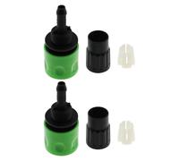 The Lord of the Tools 2 ensembles de raccords pour tuyaux flexibles de jardin, connecteur rapide, kit de remplacement pour tuyaux extensibles, adaptateurs, raccords de tuyau, vert