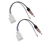 The Lord of the Tools 2 Pièces Adaptateur d'antenne de Voiture vers DIN Compatible avec Toyota Prius RAV4 Compatible avec Yaris Verso
