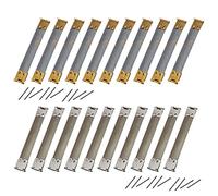 The Lord of the Tools 20pcs 10cm Métal Interne Flex Cadre Baiser Fermoir Sac à Main Charnières Printemps pour DIY Artisanat Porte-Monnaie Sac Portefeuille Couture Fabrication