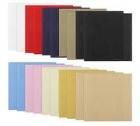 The Lord of the Tools 20pcs 11CT Point de Croix Tissu Bricolage Point de Croix Tissu pour DIY Art Artisanat Travail Manuel 10 Couleurs 100% Coton 15x15 cm