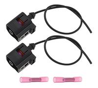 The Lord of the Tools 2pcs 1 Broche Capteur de Pression d'huile Connecteur avec Fil 1J0973701 Remplacement Compatible avec A3 A4 A5 A6 Compatible avec Golf Compatible avec Jetta