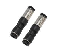 The Lord of the Tools 2pcs 6mm Type à Prise Rapide Clapet Anti-retour Unidirectionnel Débit Pneumatique Connecteurs de Clapet Anti-retour à Air Comprimé Pousser pour Connecter le Tube d'air