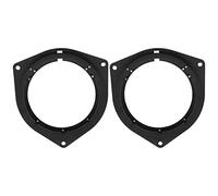 The Lord of the Tools 2PCS adaptateurs de haut-parleur de rechange compatible avec Avalon Corolla Highlander Prius RAV Solara Tacoma Noir - Anneau adaptateur d'espacement de montage 6,5 pouces