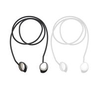 The Lord of the Tools 2pcs Sangle Anti-Perte en Silicone pour Écouteurs sans Fil Compatible avec Galaxy Buds/Buds Plus Sangles pour Écouteurs Noir et Blanc