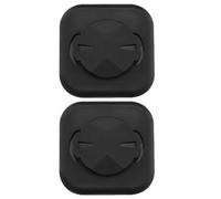The Lord of the Tools 2pcs Support de Téléphone Portable Compatible avec Garmin Edge Support d'ordinateur de Vélo Anti-dérapant Adaptateur de Support de Téléphone Adhésif 40x40mm en Plastique Noir