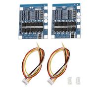 The Lord of the Tools 2X LiFePo4 BMS 4S 30A 12.8V Carte de Protection Carte de Protection d'équilibre de Batterie BMS PCB 18650 Carte de Protection de Circuit de Charge pour Motos électriques