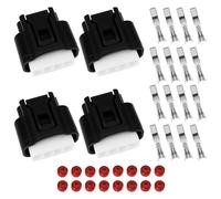 The Lord of the Tools 4 Pièces Connecteur de Bobine d'allumage 4 Broches 90980-11885 Compatible avec Toyota