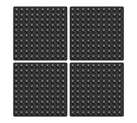 The Lord of the Tools 400pcs Noir Silicone Pieds Pare-chocs Tampons Antibruit Tampons Adhésif Pieds Mini Tampon Protecteur de Meubles pour Meubles Porte Tiroirs Cabinet