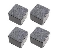 The Lord of the Tools 4pcs Rehausseurs de Meubles en Acier Carbone Non-tissé Feutre Rehausseurs de Bureau Chaise Auto-adhésifs Robustes de Meubles Support 500KG