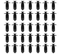 The Lord of the Tools 50pcs Clips de Fixation de Rivet en Plastique A1249900492 pour Doublure de Passage de Roue Trou de 7mm Compatible avec Mercedes Classe E CLS CLK W202 W203 W204 W205