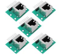 The Lord of the Tools 5pcs Connecteurs RJ45 Carte de Dérivation Adaptateur de Port Réseau à 8 Broches Carte de Test pour Système de Réseau Domestique Ou de Bureau Prise Verticale