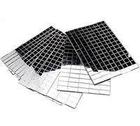 The Lord of the Tools 5X 150pcs Autocollant Verre Artisanat Mini Square & Miroirs Rond Carreaux Mosa?Que 10 * 10mm