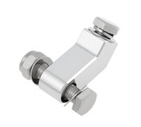 The Lord of the Tools Bloc d'extension de phare de moto 02002-0069-FM2 compatible avec Har-ley Dyna Super Glide Argent