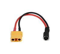 The Lord of the Tools Câble XT90 Femelle vers Prise DC7909 8 Mm 15 Cm 14 AWG Compatible avec BLUETTI Et Compatible avec JACKERY