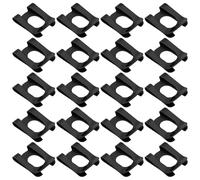 The Lord of the Tools Circlip SL Clip M10 Lot de 20 butées à ressort pour arbre de boulon DK Anti-desserrage Carte pour voitures, jouets, meubles 10 x 22 mm Noir