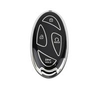 The Lord of the Tools Coque de protection en TPU pour clé intelligente à 7 boutons Compatible avec Hyundai Compatible avec Tucson NX4, Noir Argent