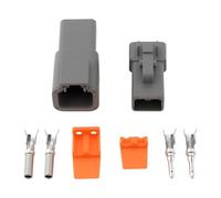 The Lord of the Tools Kit de Connecteurs étanches 2 Broches DTP04-2P DTP06-2S Compatible avec Deutsch pour Automobiles Motos Et Camions