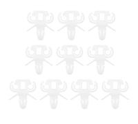 The Lord of The Tools Lot de 10 Clips de Fixation de Tuyau de Frein 281611767 compatibles avec Bus T2 T3 T4 en Plastique 4,2 mm ID pièces de Rechange pour Voiture