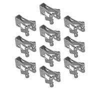 The Lord of the Tools Lot de 10 clips de fixation en métal pour garniture intérieure de véhicule - 17 mm - Accessoires de voiture pour montage de jupes latérales, pare-chocs, tableaux de bord