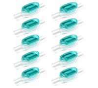 The Lord of the Tools Lot de 10 connecteurs de câble de tondeuse à gazon 4 voies compatibles avec Gardena Compatible avec Bosch Compatible avec Husqvarna Compatible avec Worx, Vert