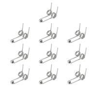The Lord of the Tools Lot de 10 ressorts de torsion à double retour pour la plupart des fers à friser 1,2 x 24 mm