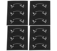 The Lord of the Tools Lot de 12 autocollants de direction de déverrouillage côté gauche pour lieux publics intérieurs 8 x 3 cm