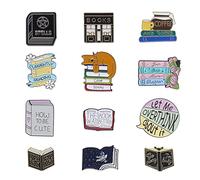 The Lord of the Tools Lot de 12 broches mignonnes en émail pour vêtements, sacs, sacs à dos, vestes, chapeaux, cadeaux de fête, Multicolore, 1.4-4.3CM