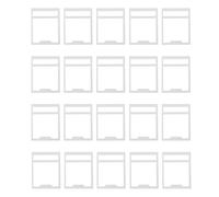 The Lord of the Tools Lot de 120 Films Commutateurs Clavier Mécaniques en Silicone Souple à Double Couche 0,15 Mm Compatible avec DUROCK Et JWICK