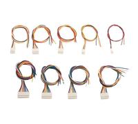 The Lord of the Tools Lot de 18 connecteurs électroniques 2/3/4/5/6/7/8/9/10 broches KF2510 - Longueur : 30 cm