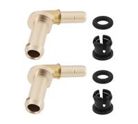 The Lord of the Tools Lot de 2 connecteurs de tube de sortie d'eau pour thermostat LR049990 LR048474 C2Z28258 Compatible avec Range Rover Sport Discovery4