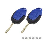 The Lord of the Tools Lot de 2 coques de vec télécommande 3 boutons avec insertion non coupée et commutateurs à bouton-poussoir compatibles avec Connect VANS MK7 2006-2014